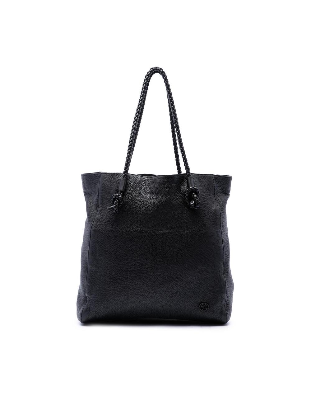 Gucci Calfskin Braided Handle Tote Pre- #361822G48B